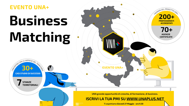 UNA+, la digitalizzazione delle PMI italiane passa da UNA e Google, con l’evento di business matching del 27 maggio